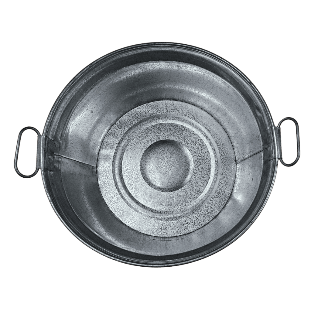 Round Tub, top view